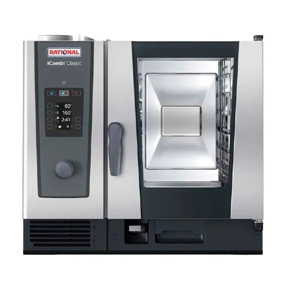 Horno Rational combinado a gas iCombi Classic 6 bandejas