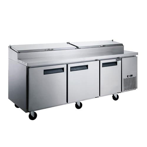 Mesón para pizzas 3 puertas solidas 790 litros Hudson